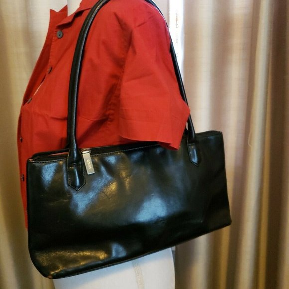 Hobo International Black Leather Double Straps Bag - Picture 9 of 9